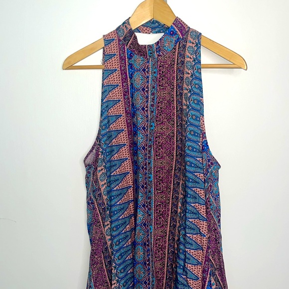 Free People Multicolor Bohemian Dress Medium - Picture 2 of 5
